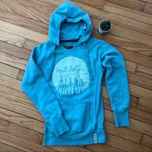 Long Fitted Sweatshirt with Open Neck